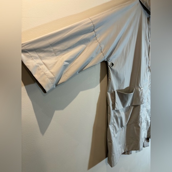 SOSKEN Sz 1-2 (Vanity) Z-Cristal Zipper Hooded Drawstring Pockets Raincoat - Picture 3 of 9